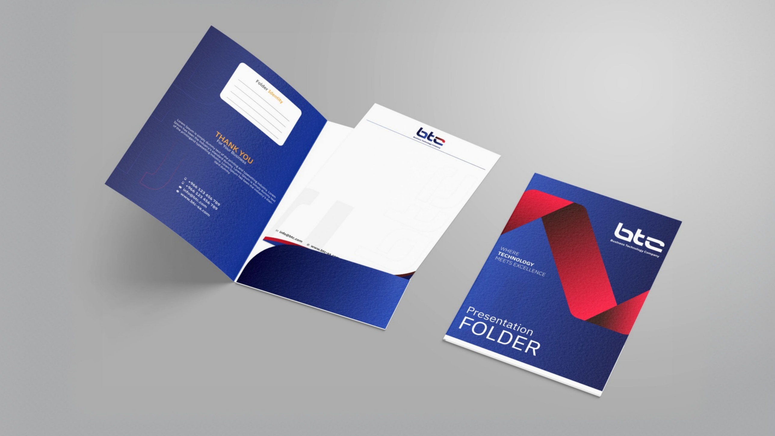 BTC presentation folder