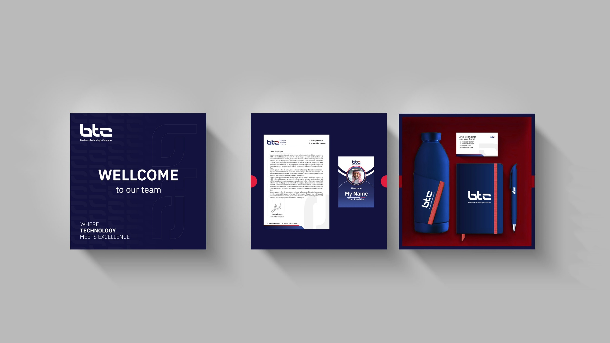 BTC employee welcome kit