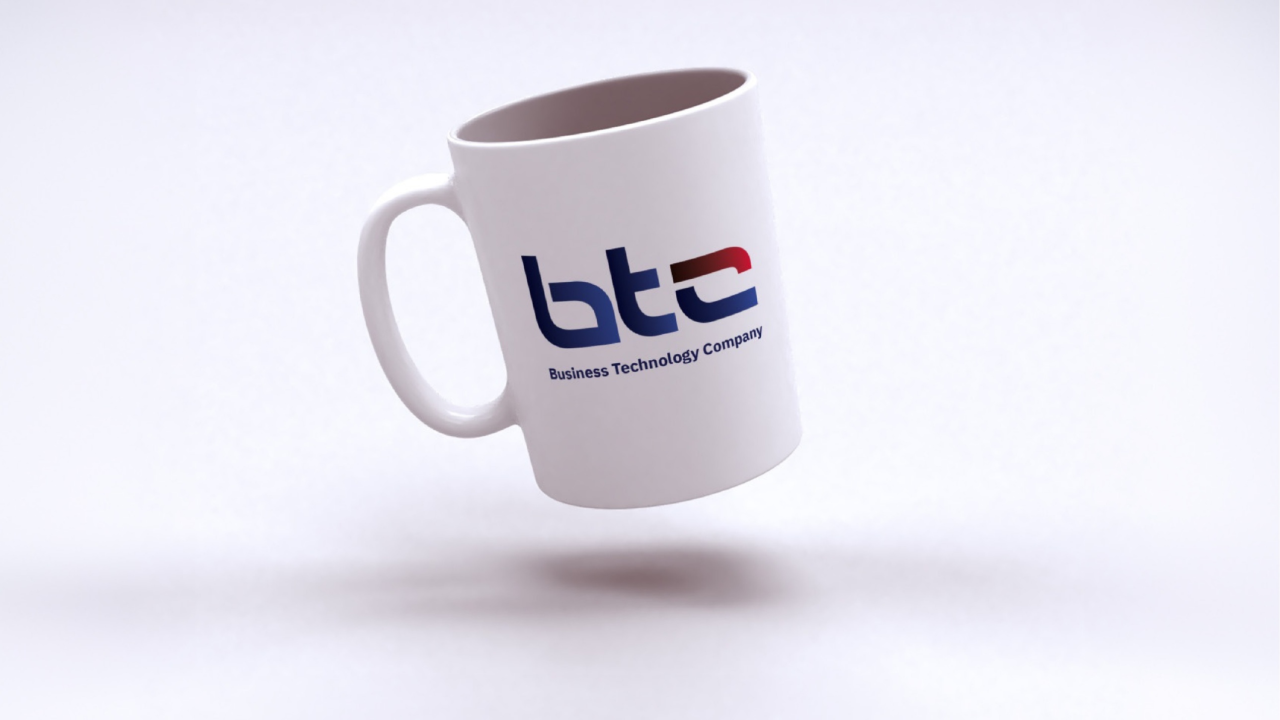 BTC branded mug